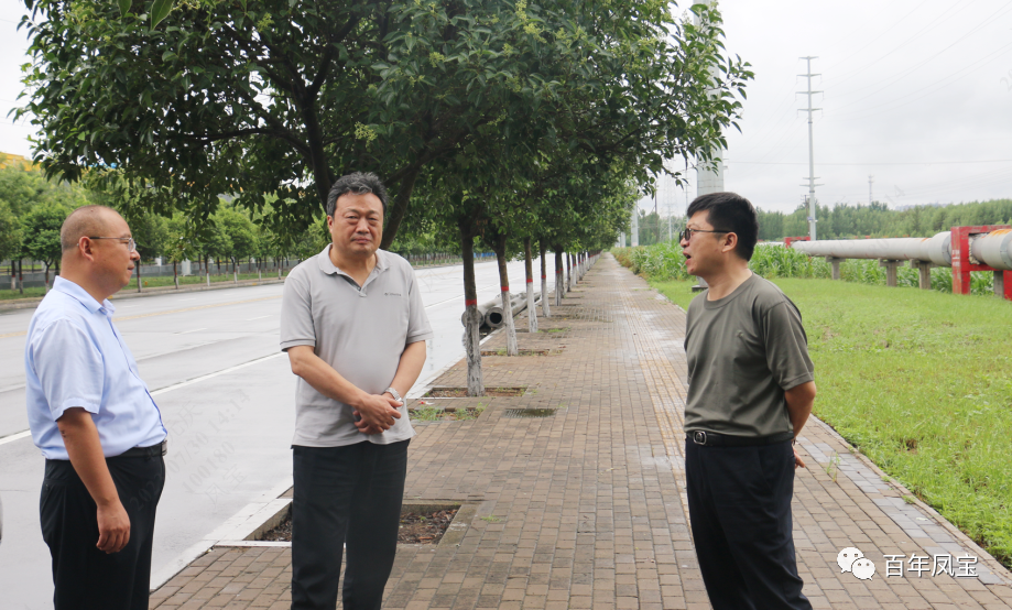 雷涛到三亿在线平台（中国）官网特钢集团调研指导防汛工作