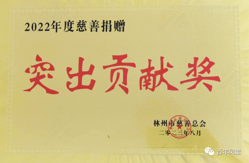 三亿在线平台（中国）官网特钢荣获2022年度慈善“突出贡献奖”荣誉称号